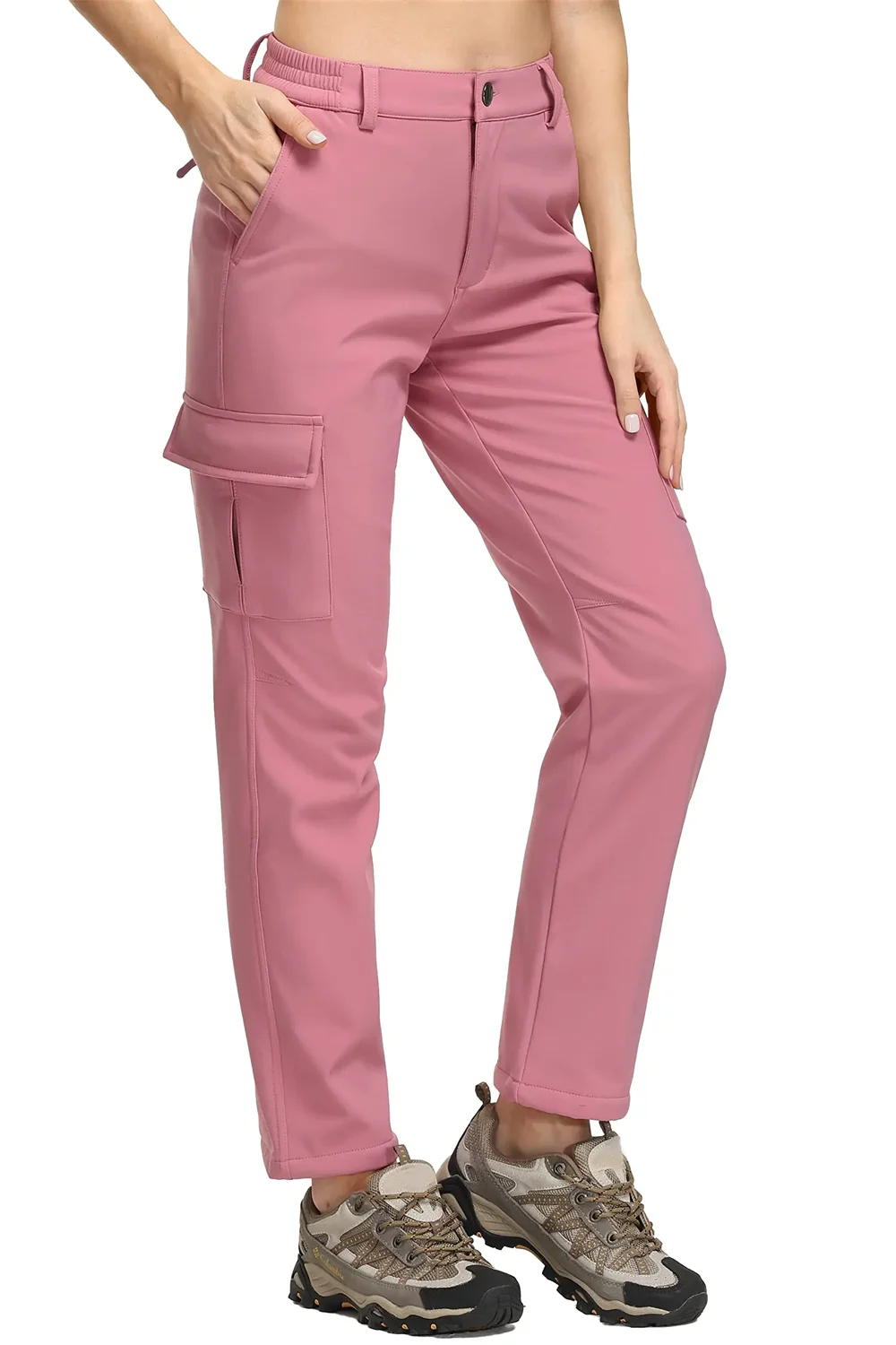 Pantalon Randonnée Femme Hiver Cargo, Chaud, Imperméable & Multi-poches - Cargo Pants - Esprit Rando