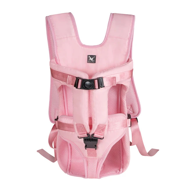 Sac Porte Chien Randonnée Ventral – Respirant, Ajustable & Ouverture Complète