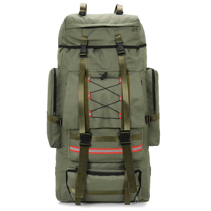 Sac De Randonnée Grande Capacité 130L – Nylon Imperméable, Système MOLLE & Portage Renforcé - TrekMaster 130 - Esprit Rando