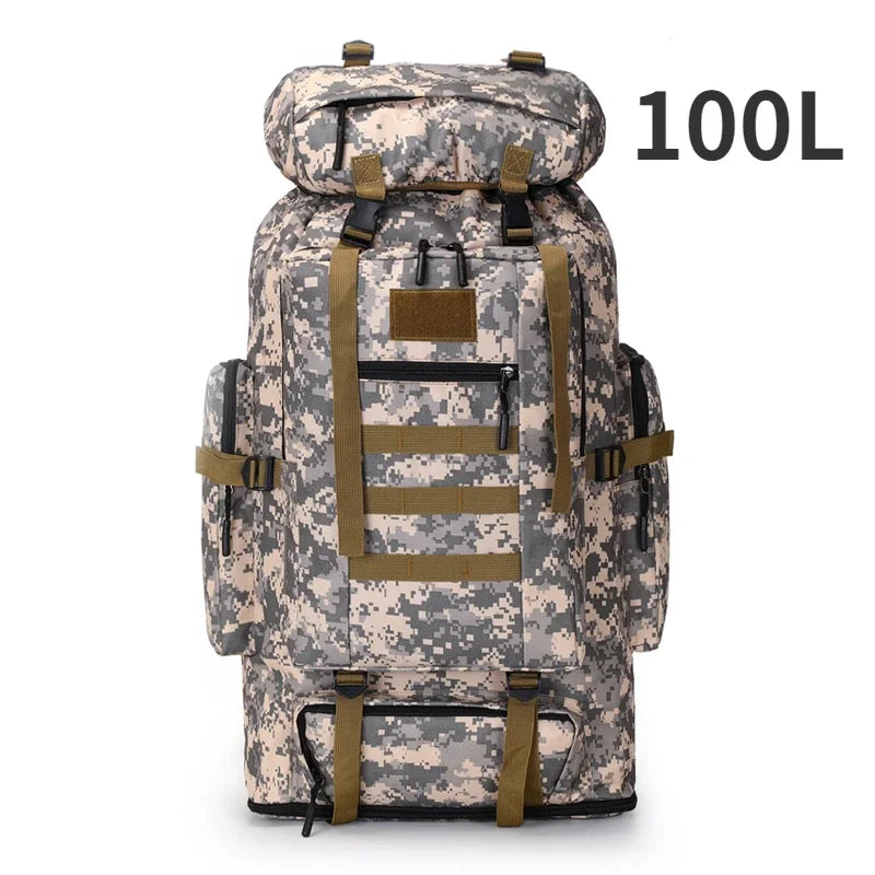 Sac de Randonnée Tactique 80 à 100L Résistant Organisation Militaire - TrekForce 80/100 - Esprit Rando