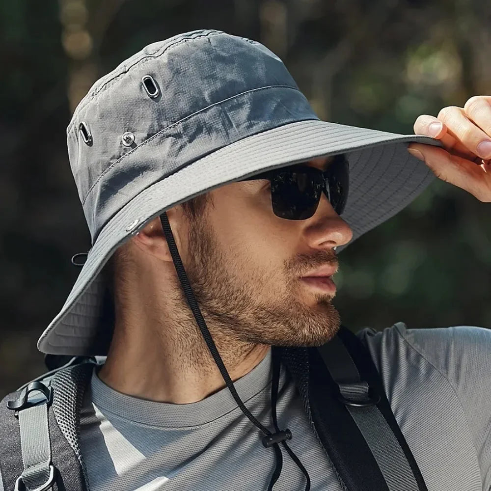 Chapeau Randonnée Large Bord – Léger, Respirant & Protection Solaire