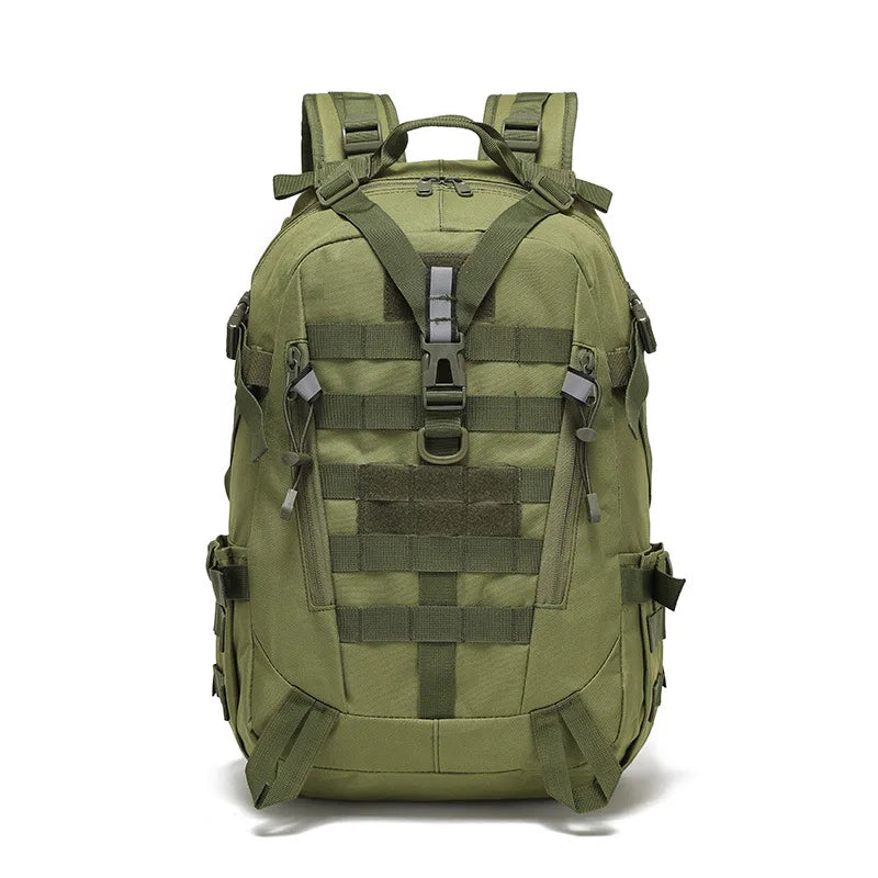 Sac de Randonnée 40L Déperlant - avec Attaches MOLLE & Bande Réfléchissante - TrailGuard 40 - Esprit Rando