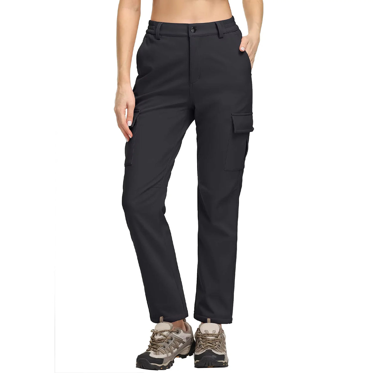 Pantalon Randonnée Femme Hiver Cargo, Chaud, Imperméable & Multi-poches - Cargo Pants - Esprit Rando