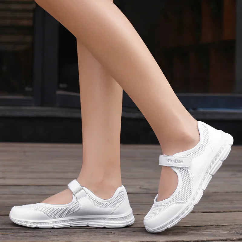 Sandales Randonnée Femme Respirantes – Mesh Léger & Fermeture Scratch Confort