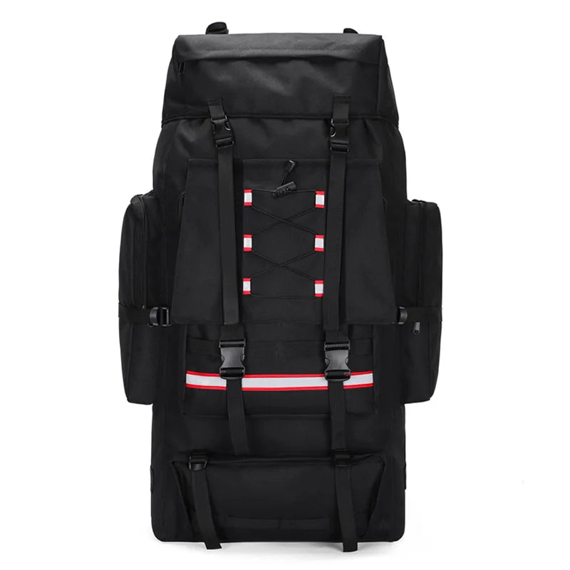 Sac De Randonnée Grande Capacité 130L – Nylon Imperméable, Système MOLLE & Portage Renforcé - TrekMaster 130 - Esprit Rando