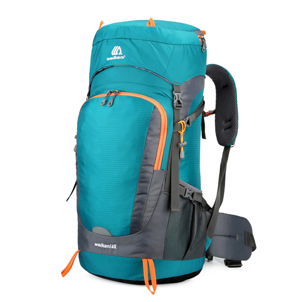 Sac de Randonnée Étanche 65L avec Housse de Pluie Intégrée - PeakTrail 65 - Esprit Rando