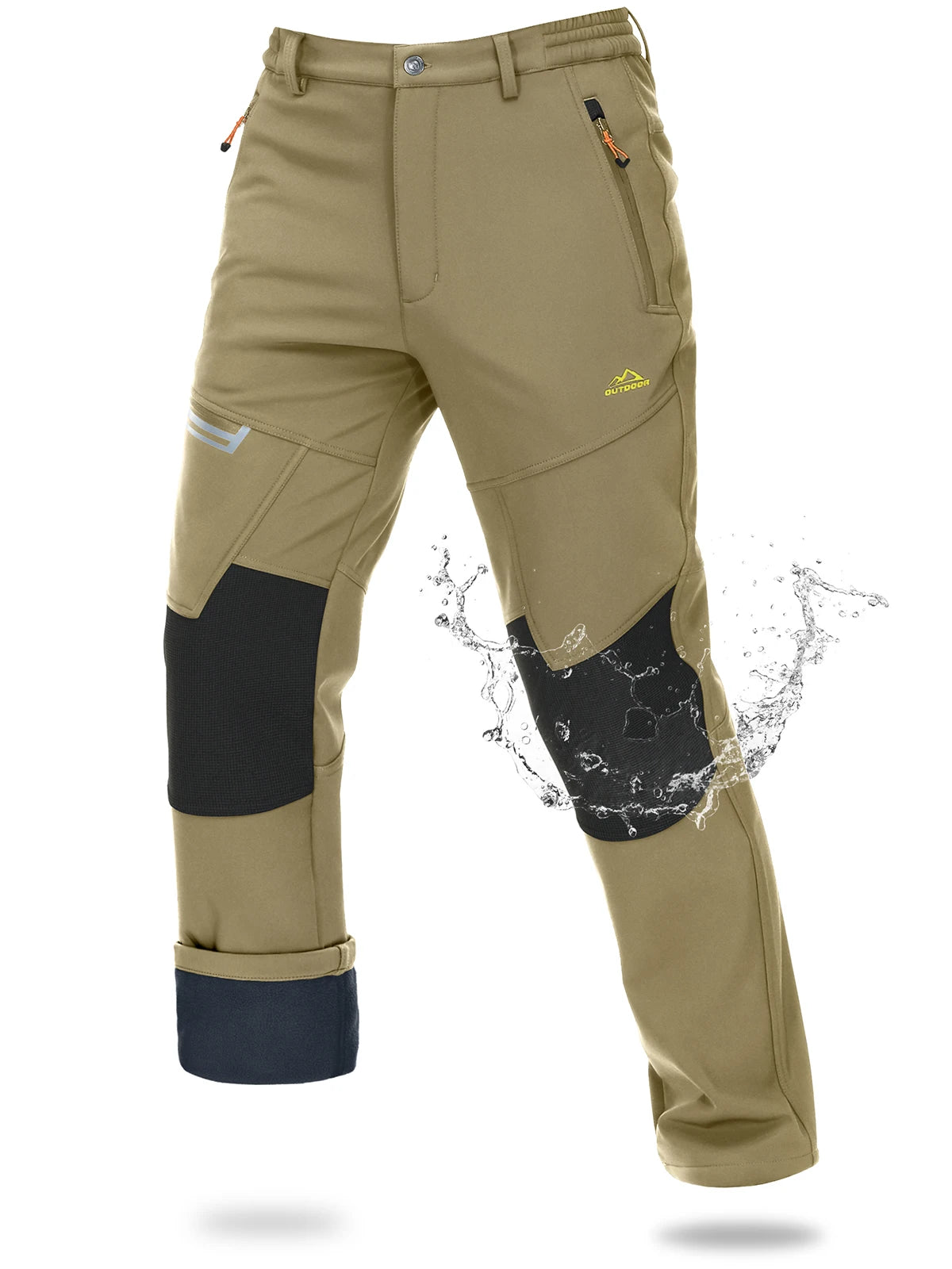 Pantalon Randonnée Homme Softshell Imperméable – Chaleur & Protection Outdoor - ThermoFlex - Esprit Rando
