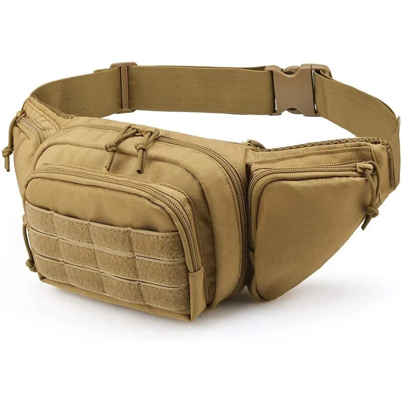 Sacoche Randonnée Ceinture Homme, Banane Outdoor Tactique Multi-Poches - TactikFlex - Esprit Rando