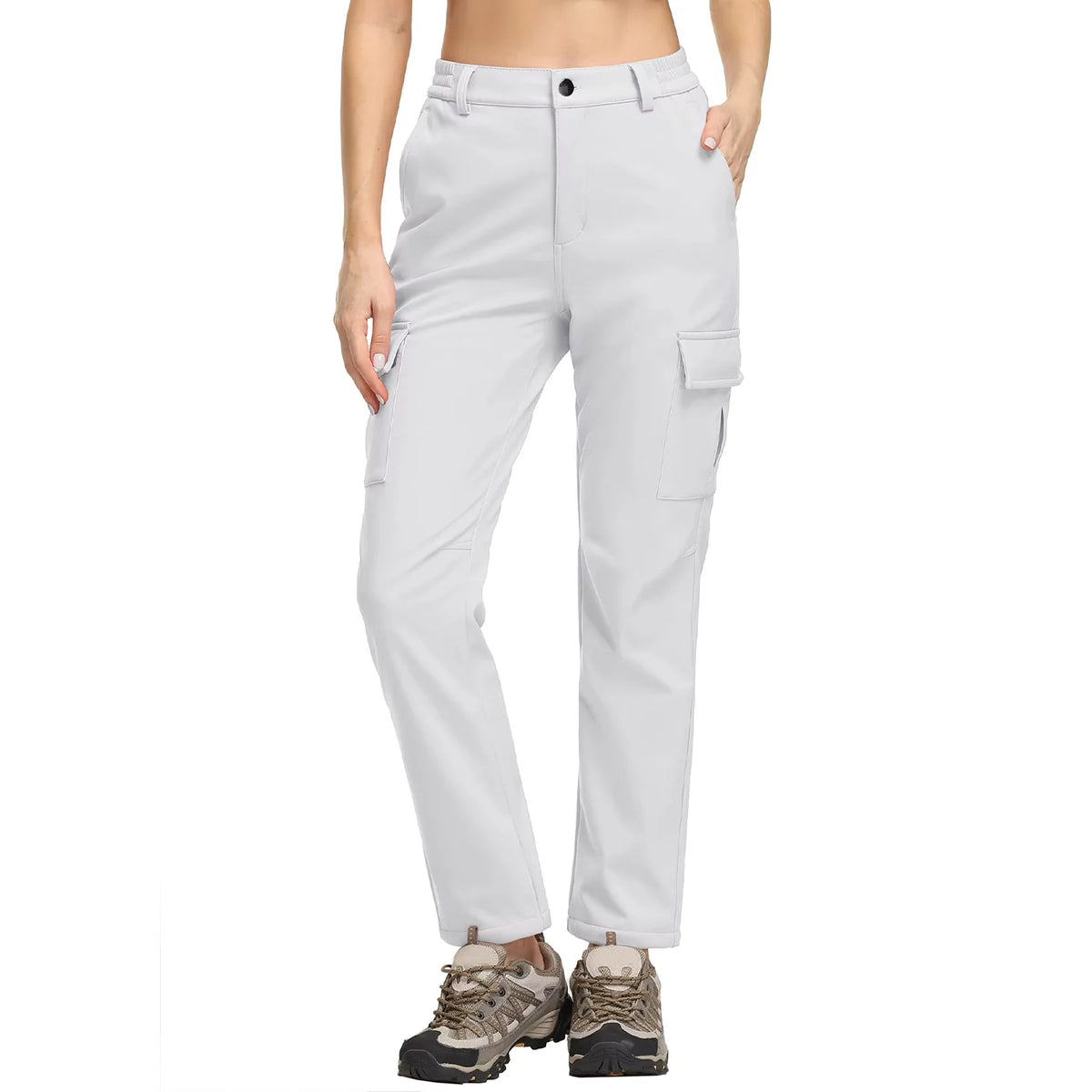 Pantalon Randonnée Femme Hiver Cargo, Chaud, Imperméable & Multi-poches - Cargo Pants - Esprit Rando