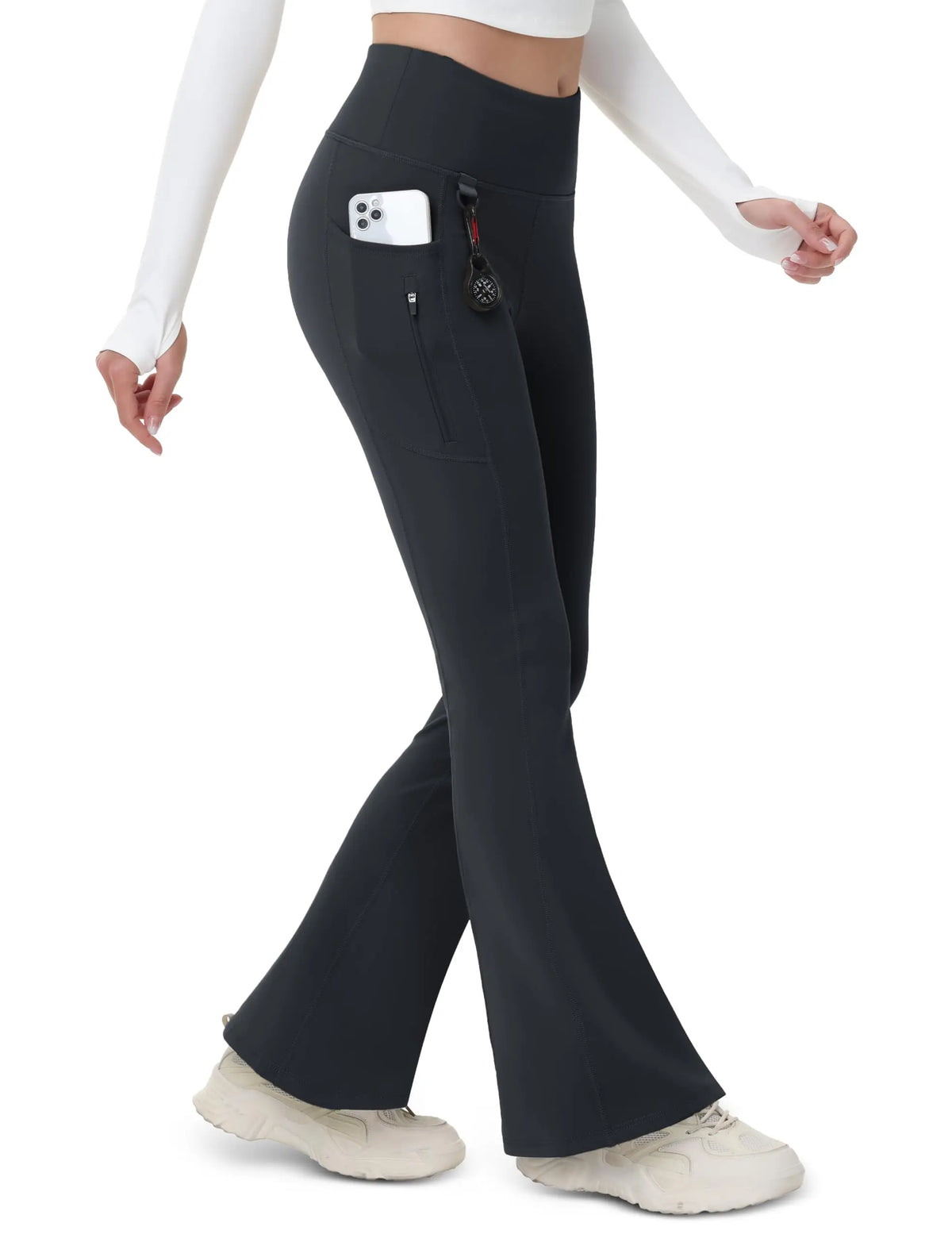 Pantalon Randonnée Femme en Legging Hiver Taille Haute, Doublé Polaire & Élégance - Glowy Pants - Esprit Rando