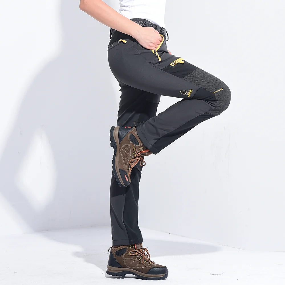 Pantalon Randonnée Femme Slim, Chaud & Imperméable - Trek Pants - Esprit Rando