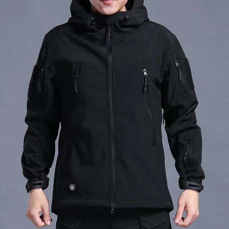 Veste Randonnée Homme Hiver Softshell & Polaire Intégrée - ThermaRidge - Esprit Rando