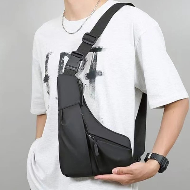 Sacoche Randonnée Homme Asymétrique – Légère & Moderne - Minimalisty - Esprit Rando