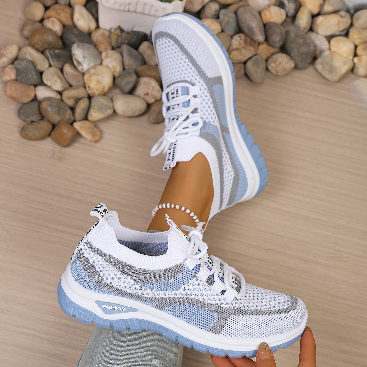 Chaussures de Marche Respirantes Femme – Légères & Confortables Pour Marche Active et Randonnée - Walky
