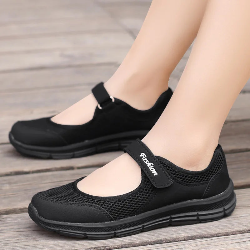 Sandales Randonnée Femme Respirantes – Mesh Léger & Fermeture Scratch Confort