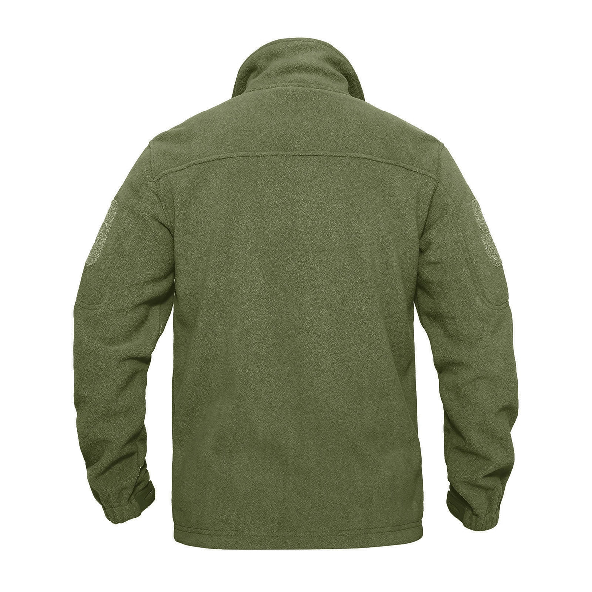 Veste Randonnée Homme Polaire Technique - ThermoGrid Fleece vue arrière en polaire verte