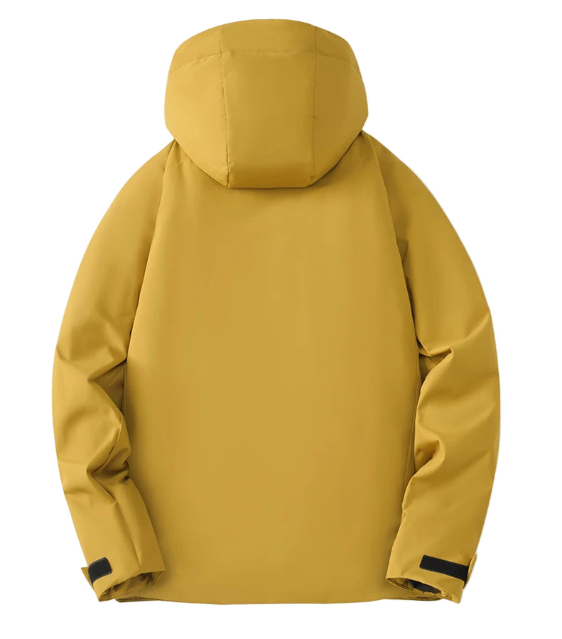 Veste Randonnée Homme Hiver Chaude à Protection Renforcée - Thermo Pro vue arrière avec capuche