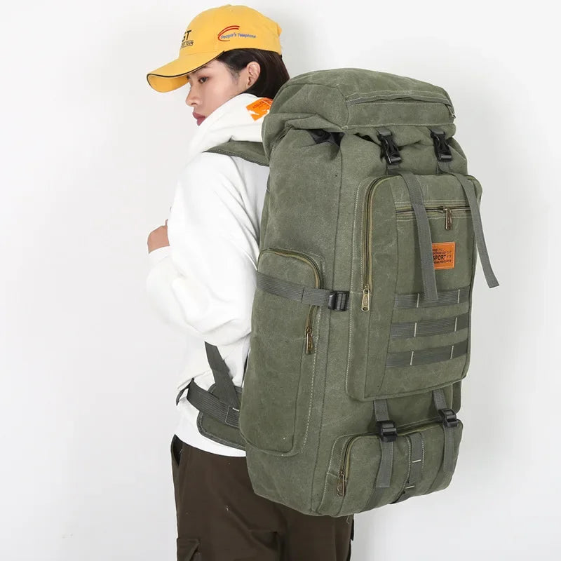 Sac de Randonnée 80L Baroudeur Résistant & Confort - NomadCore 80 - Esprit Rando
