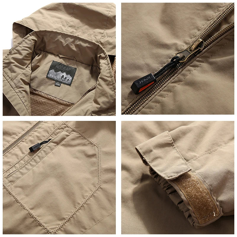 Veste Randonnée Homme Étanche & Respirante à Capuche Amovible - StormEdge - Esprit Rando