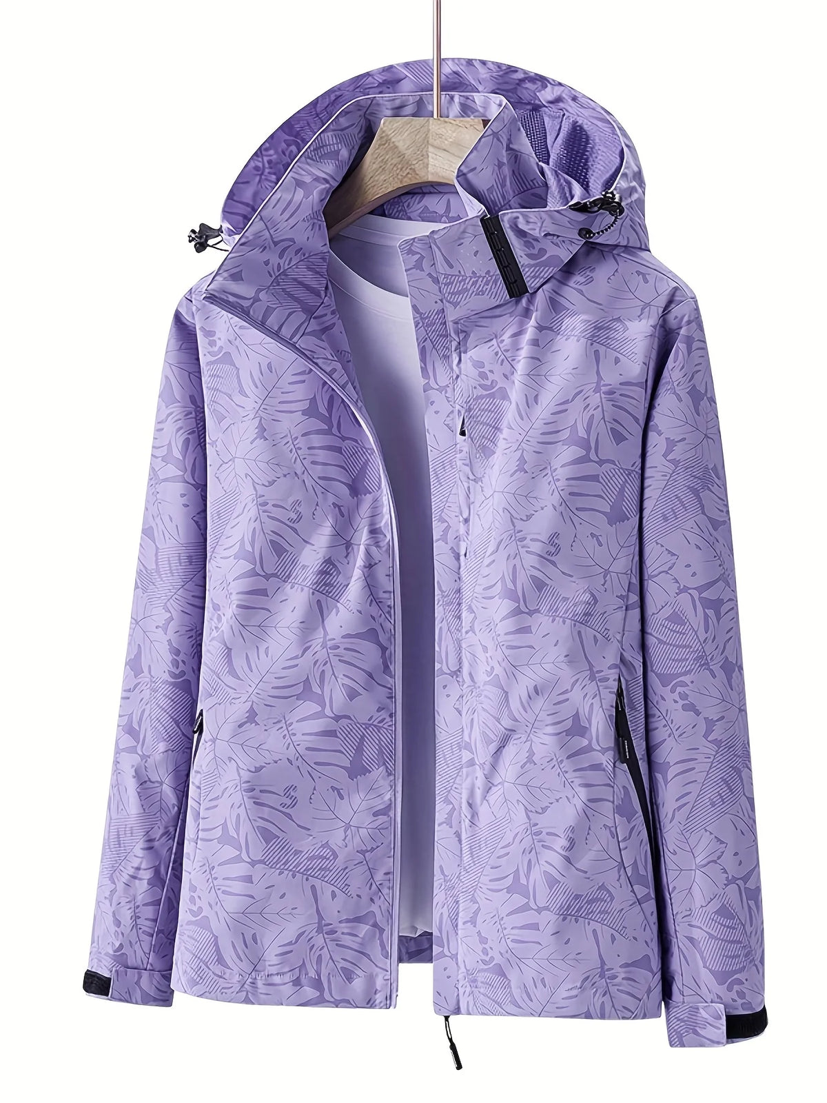Veste Randonnée Femme Déperlante à Capuche Amovible - EverLeaf - Esprit Rando