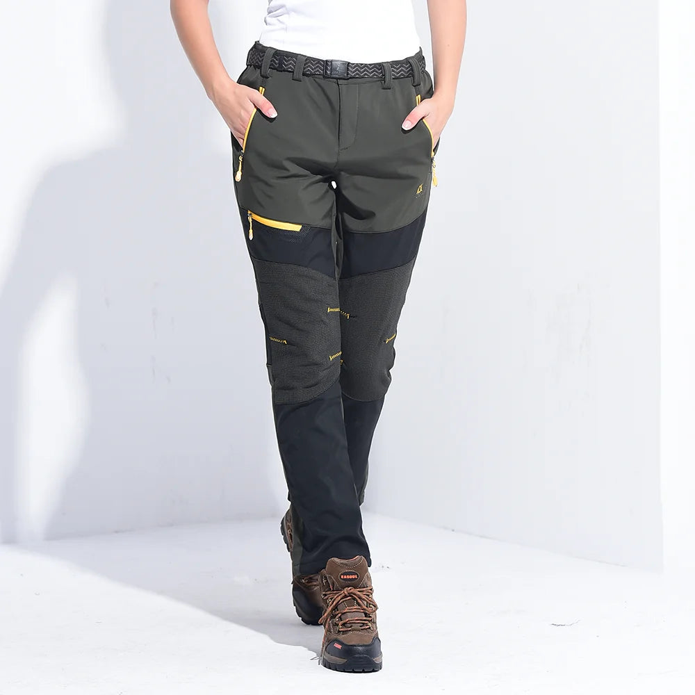 Pantalon Randonnée Femme Slim, Chaud & Imperméable - Trek Pants - Esprit Rando