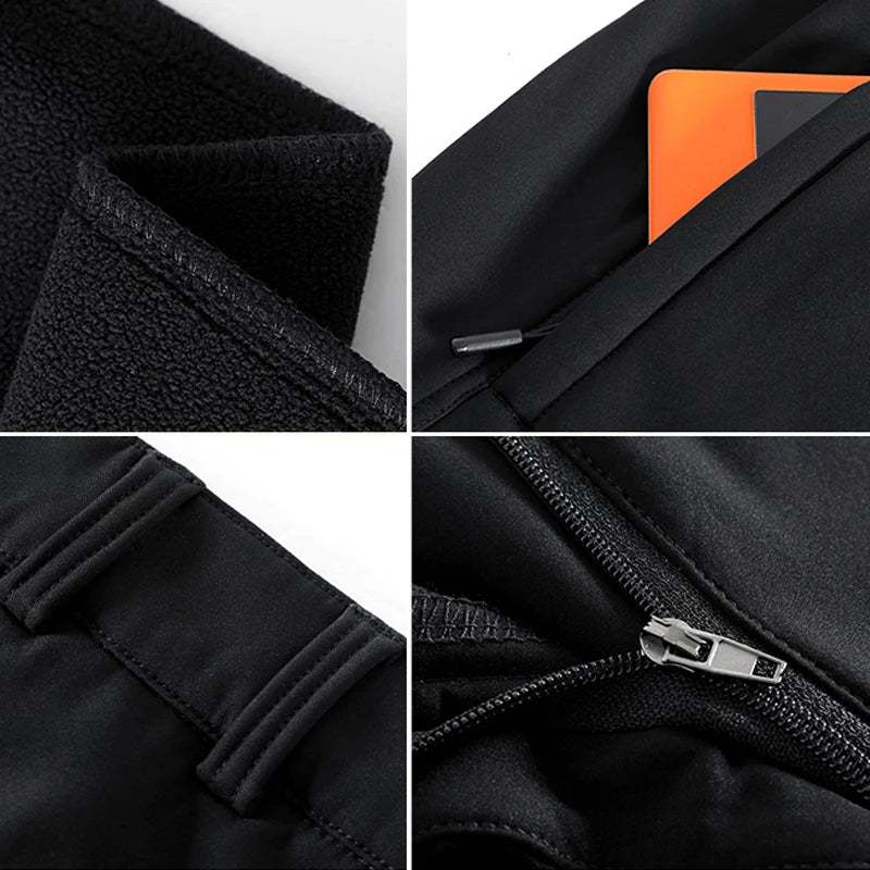 Pantalon Randonnée Femme Polaire, Imperméable & Protection Coupe-Vent- Cargo Pants - Esprit Rando