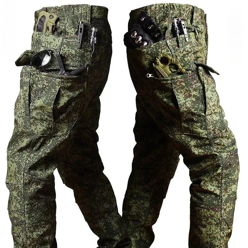 Pantalon Randonnée Homme Tactique – Doublure Polaire Chaude & Tissu Déperlant - CamoTrek - Esprit Rando