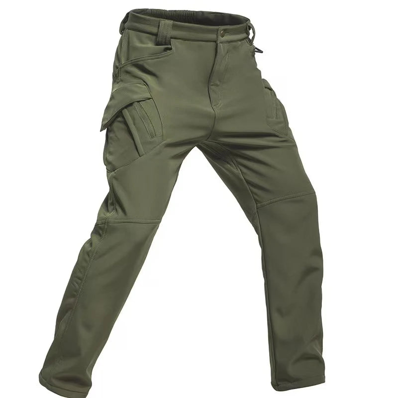 Pantalon Randonnée Homme Softshell – Doublure Polaire & Poches Cargo - Mazrout - Esprit Rando