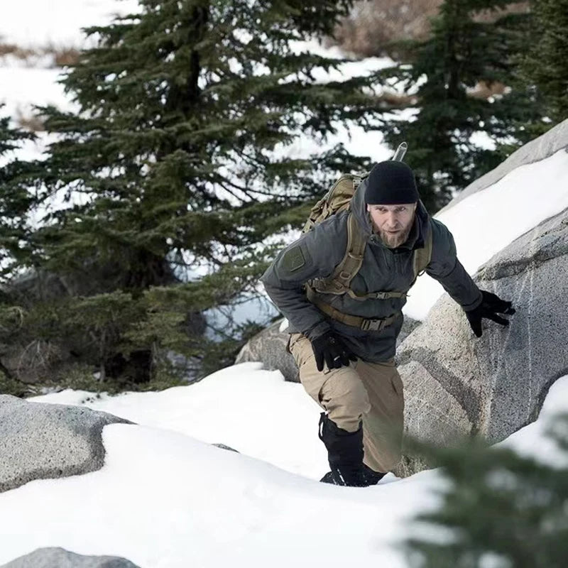 Veste Randonnée Homme Hiver Softshell & Polaire Intégrée - ThermaRidge - Esprit Rando
