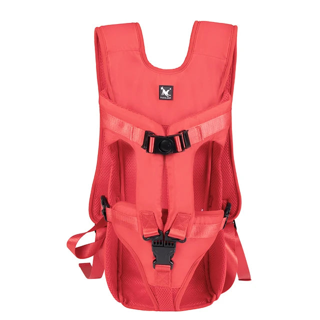 Sac Porte Chien Randonnée Ventral – Respirant, Ajustable & Ouverture Complète