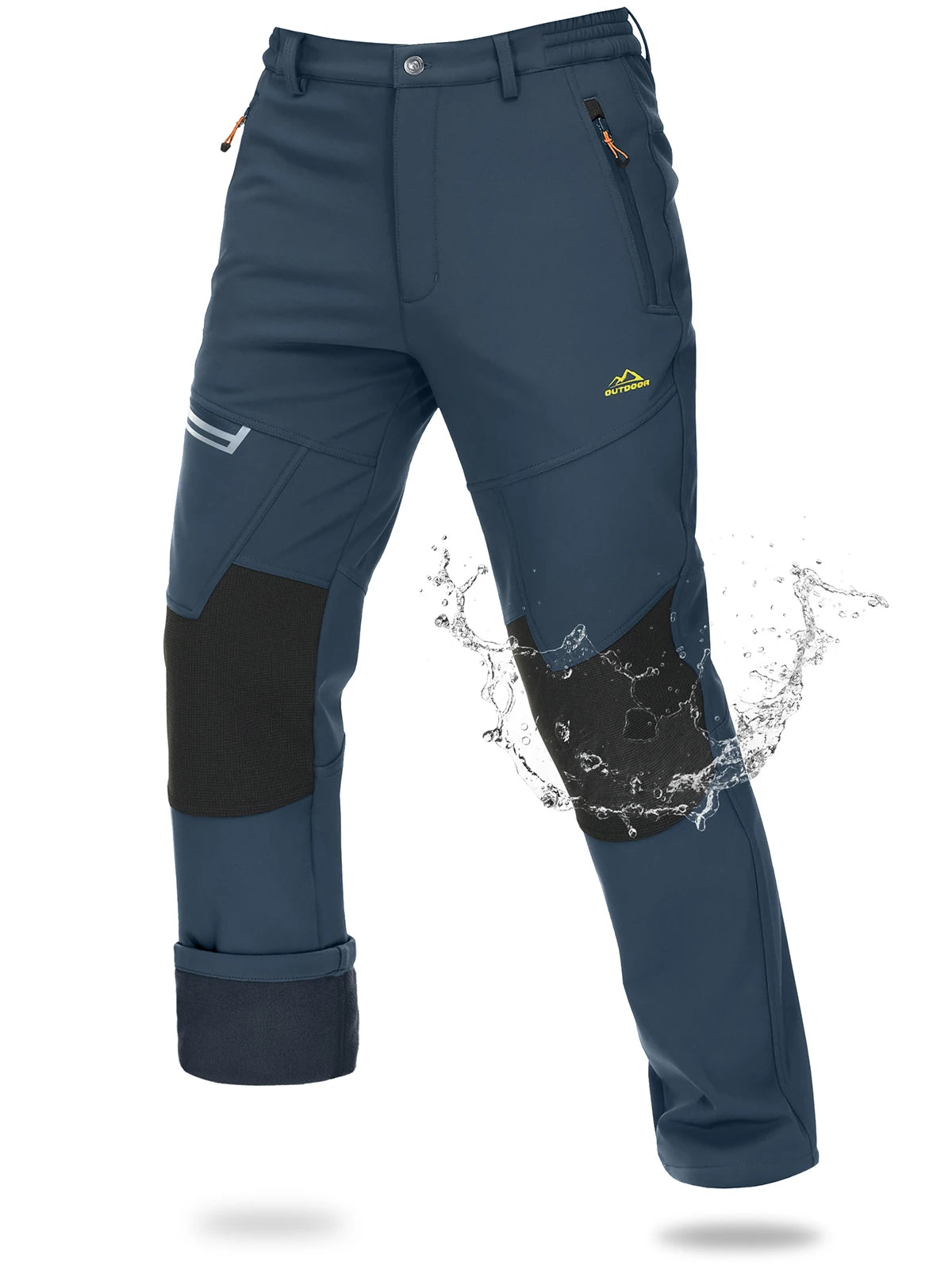 Pantalon Randonnée Homme Softshell Imperméable – Chaleur & Protection Outdoor - ThermoFlex - Esprit Rando