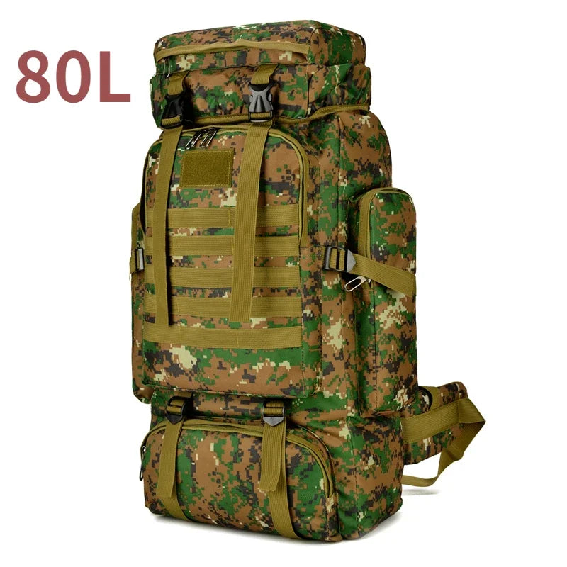 Sac de Randonnée Tactique 80 à 100L Résistant Organisation Militaire - TrekForce 80/100 - Esprit Rando