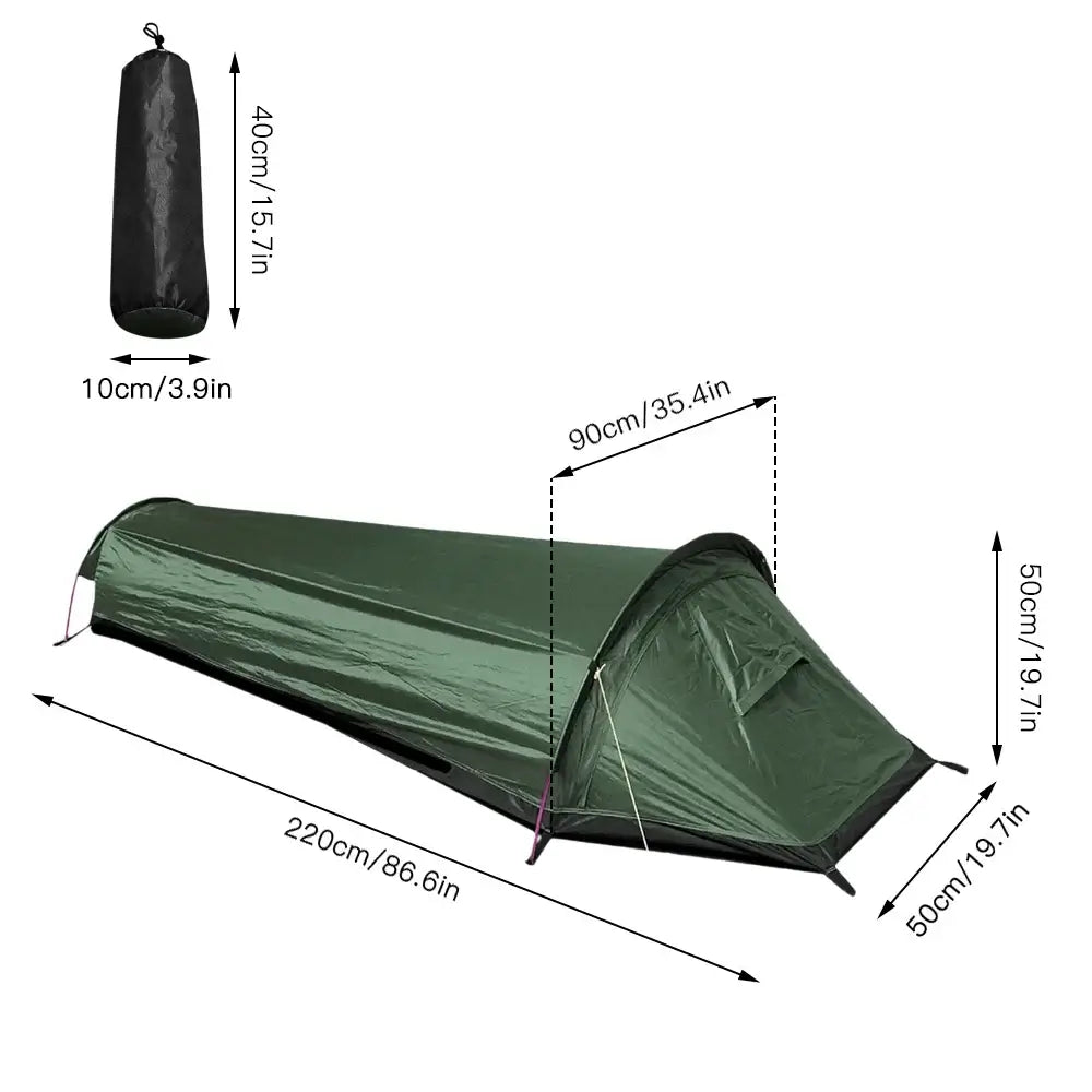 Tente Randonnée 1 Personne Étanche & Ultralégère, pour Bivouac, Trek & Camping Sauvage - SOLOTRAIL - Esprit Rando