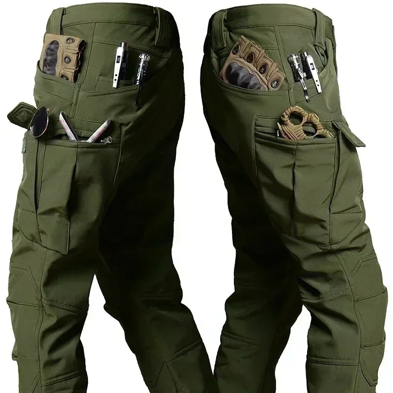 Pantalon Randonnée Homme Tactique – Doublure Polaire Chaude & Tissu Déperlant - CamoTrek - Esprit Rando