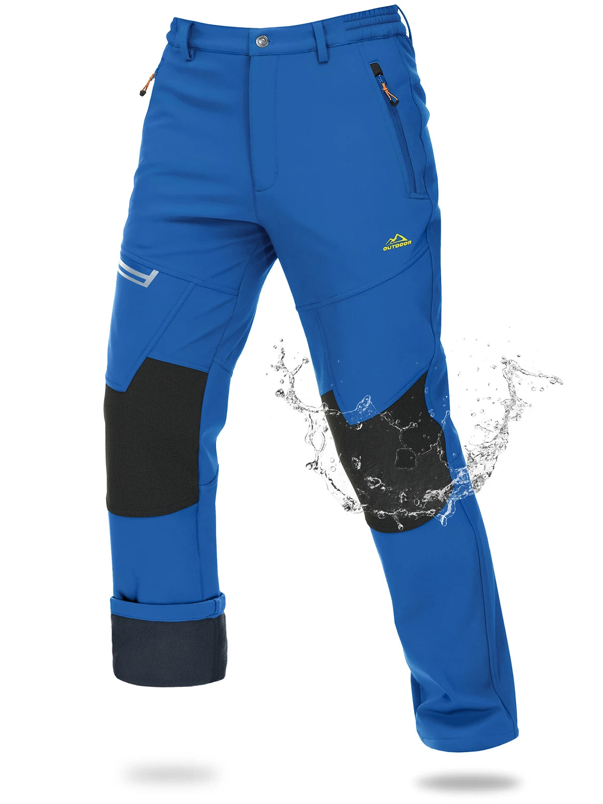Pantalon Randonnée Homme Softshell Imperméable – Chaleur & Protection Outdoor - ThermoFlex - Esprit Rando