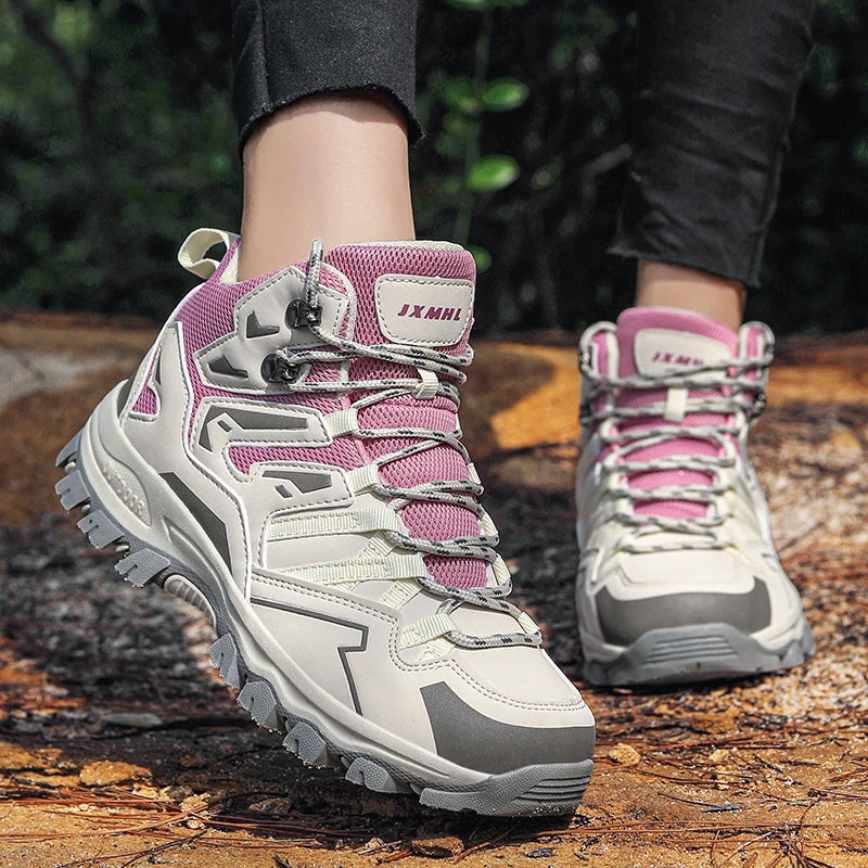 Chaussures Randonnée Femme Confortables - WalkEase Montante - Esprit Rando