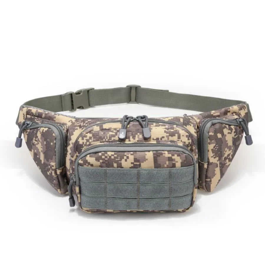 Sacoche Randonnée Ceinture Homme, Banane Outdoor Tactique Multi-Poches - TactikFlex - Esprit Rando