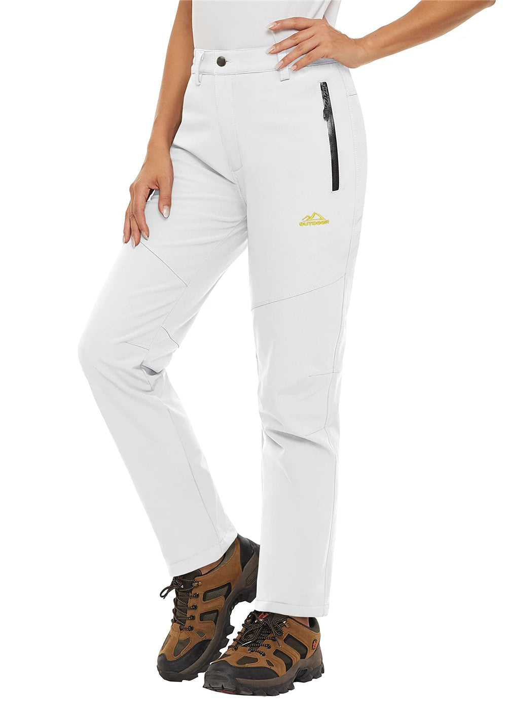 Pantalon Randonnée Femme Softshell Chaud, Déperlant & Multi-Poches - Storm Pants - Esprit Rando