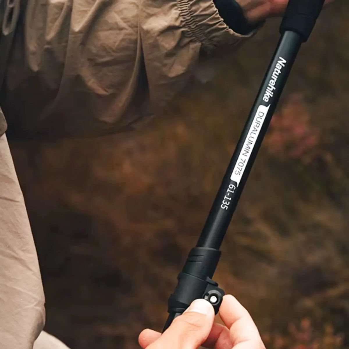 Bâton De Randonnée Télescopiques (56–135 cm) Quick Lock - Aluminium 7075 - Naturehike 135 - Esprit Rando
