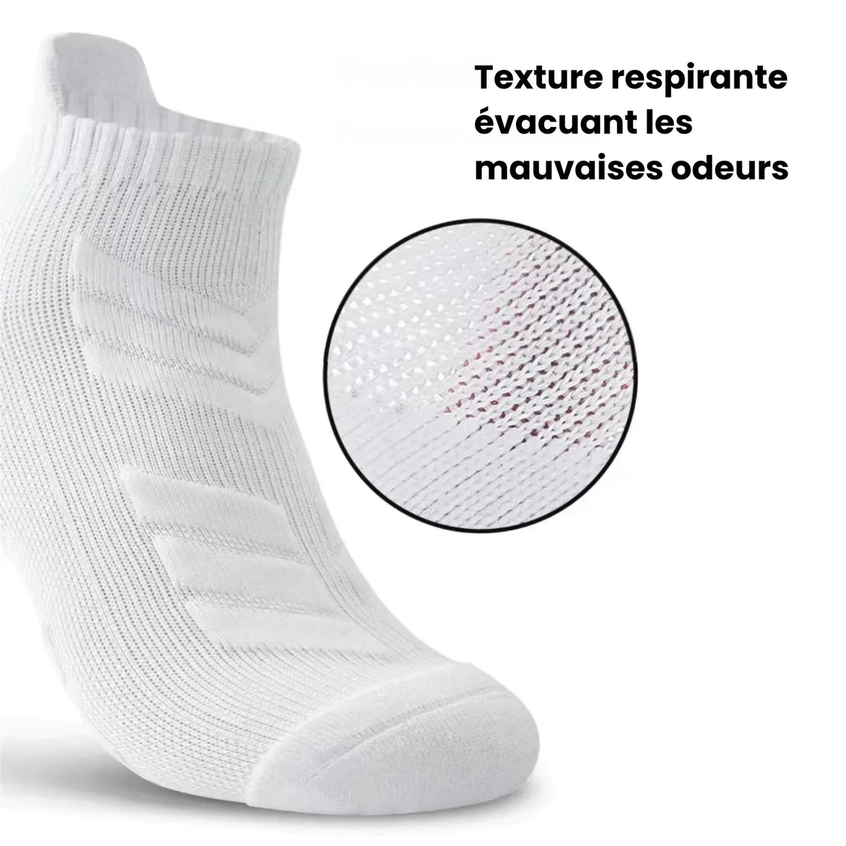 Chaussette Randonnée Respirantes, Confort & Maintien- TrekCush (x5) - Esprit Rando