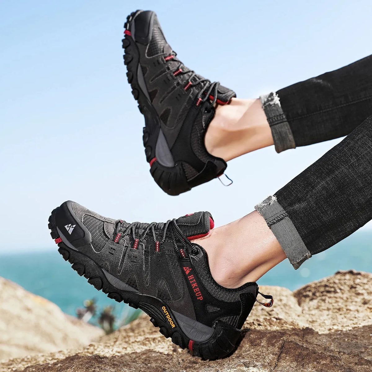 Chaussure Randonnée Homme Basse – Respirantes & Polyvalentes Outdoor - HikeRidge - Esprit Rando